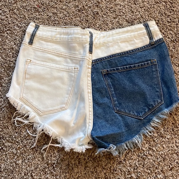 Size 5 barely worn denim shorts from FN - Picture 2 of 2